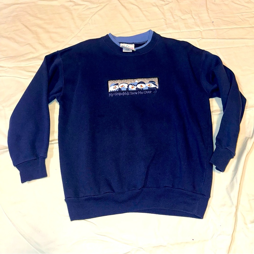 Vintage Grandkids Snowmen Sweatshirt